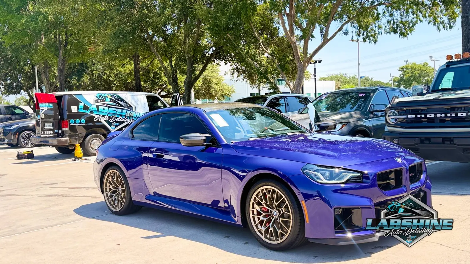 BMW M2 in Purple — Full Detail, Houston TX
