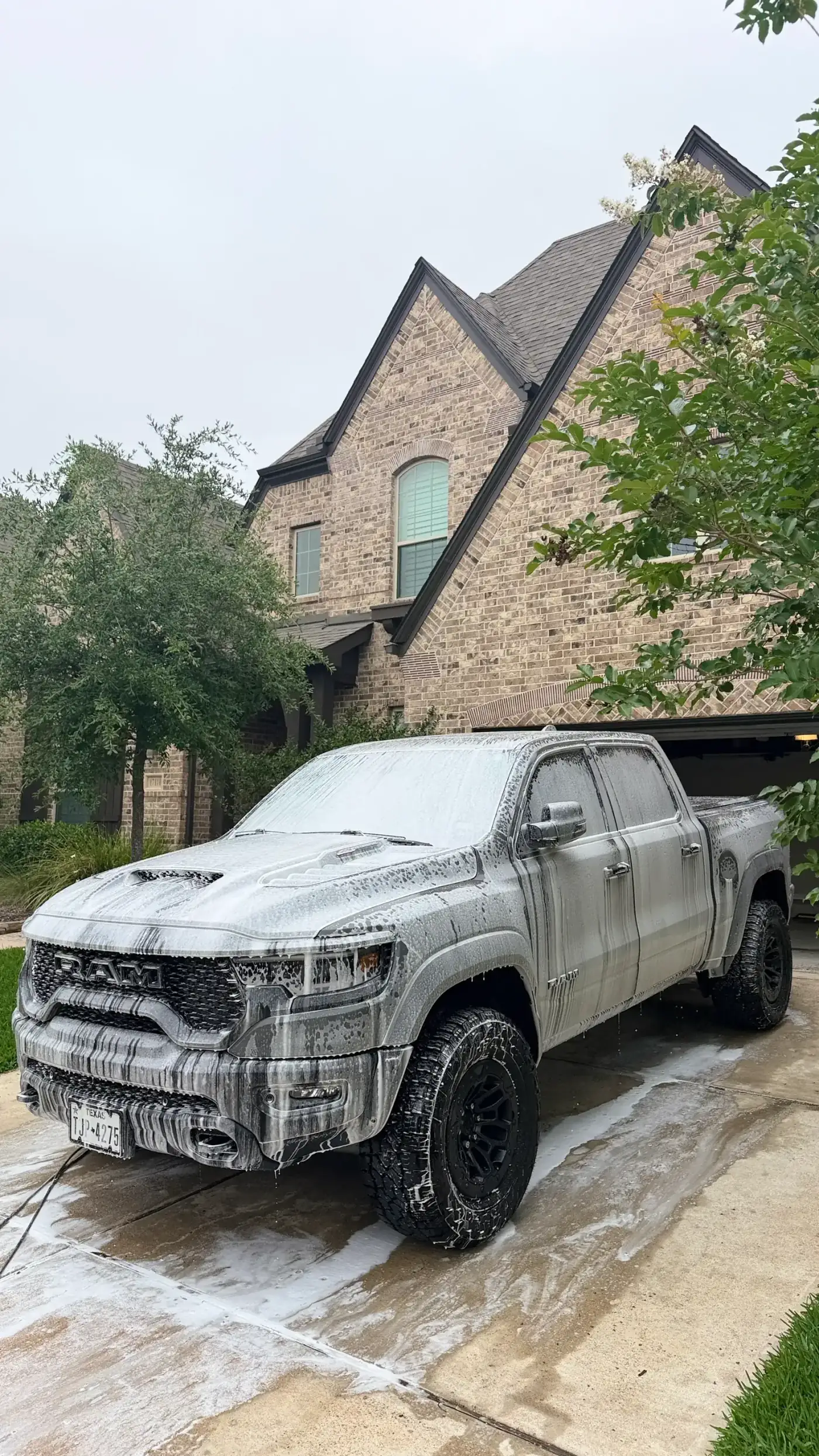 Ram TRX — Foam Wash in Progress, Houston TX