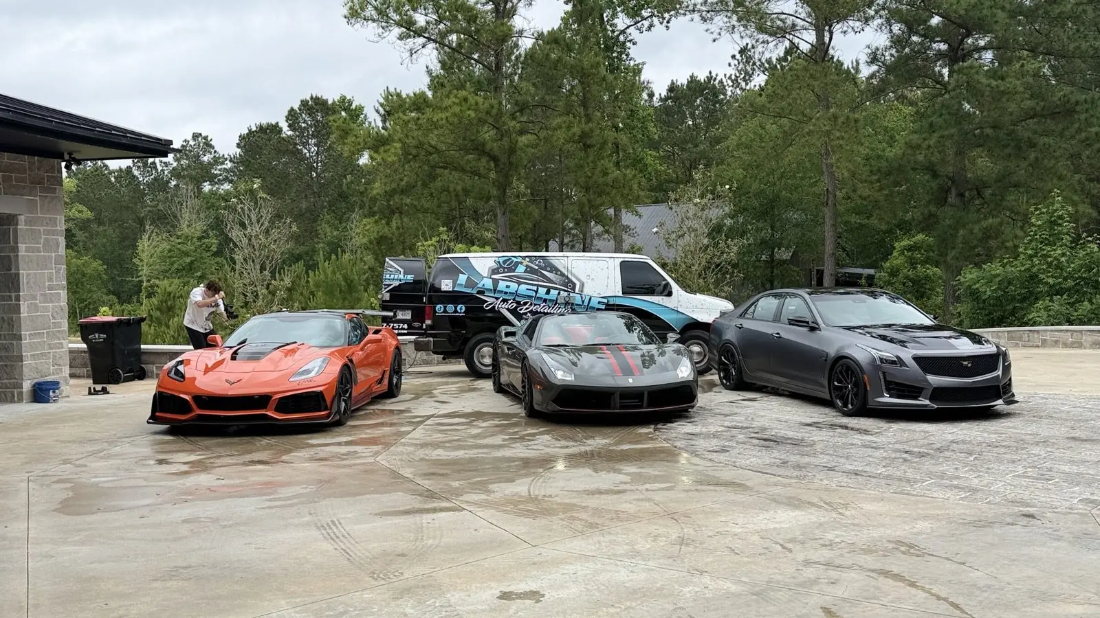 Corvette ZR1, Ferrari & CTS-V — Multi-Car Detail Day, The Woodlands TX